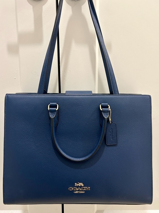 Coach Handbags - Coach (NWT) Maggie Tote Bag in Deep Blue